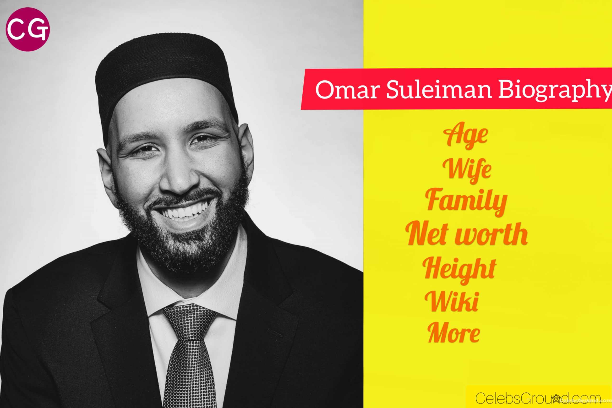 Omar Suleiman Biography Age, Wife, Family, Net Worth, Height, Wiki And